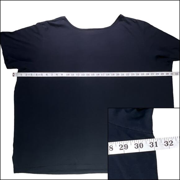 YS Sport by YoungStuff Short Sleeve Nightie Night Dress Black with Red Rose - Picture 7 of 11